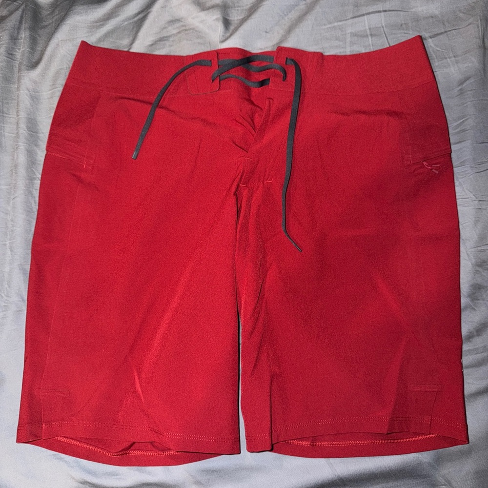 lululemon athletica Red Men's Swim Board Shorts